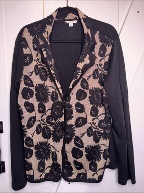 Isaac Mizrahi LIVE! Black Knit Cardigan